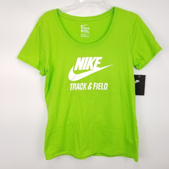 womens lime green nike shirt